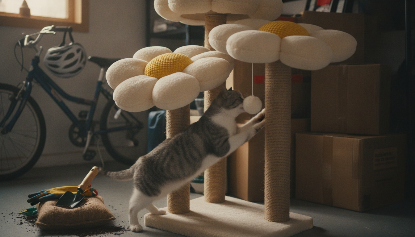 Flower Cat Tree Benefits: How It Stimulates Your Cat